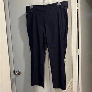 Kim Rogers Midnight Blue straight leg Pants size 16 S with tummy control panel